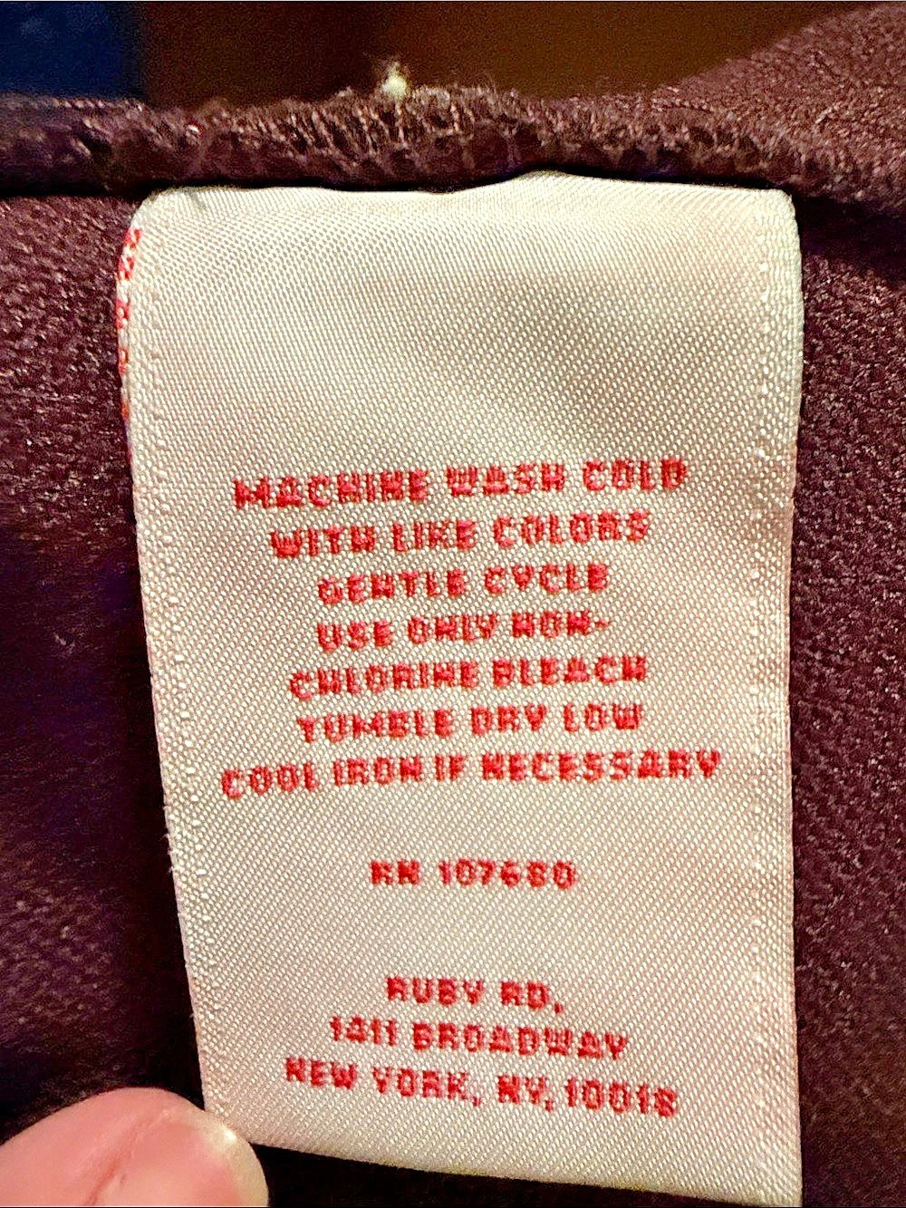 Ruby Rd. Chocolate Brown Button-Front Jacket Size 10 - Picture 5 of 5